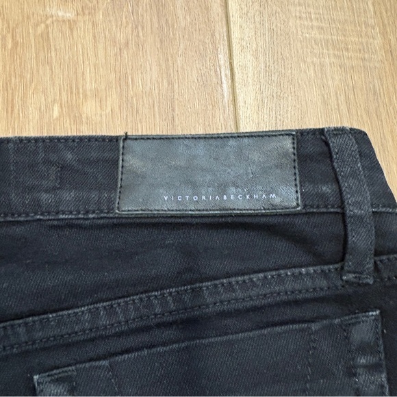 ICONIC! 🌟VICTORIA BECKHAM🌟 SKINNY STRETCH 5 POCKET JEANS BLACK SZ 25 - Picture 8 of 10